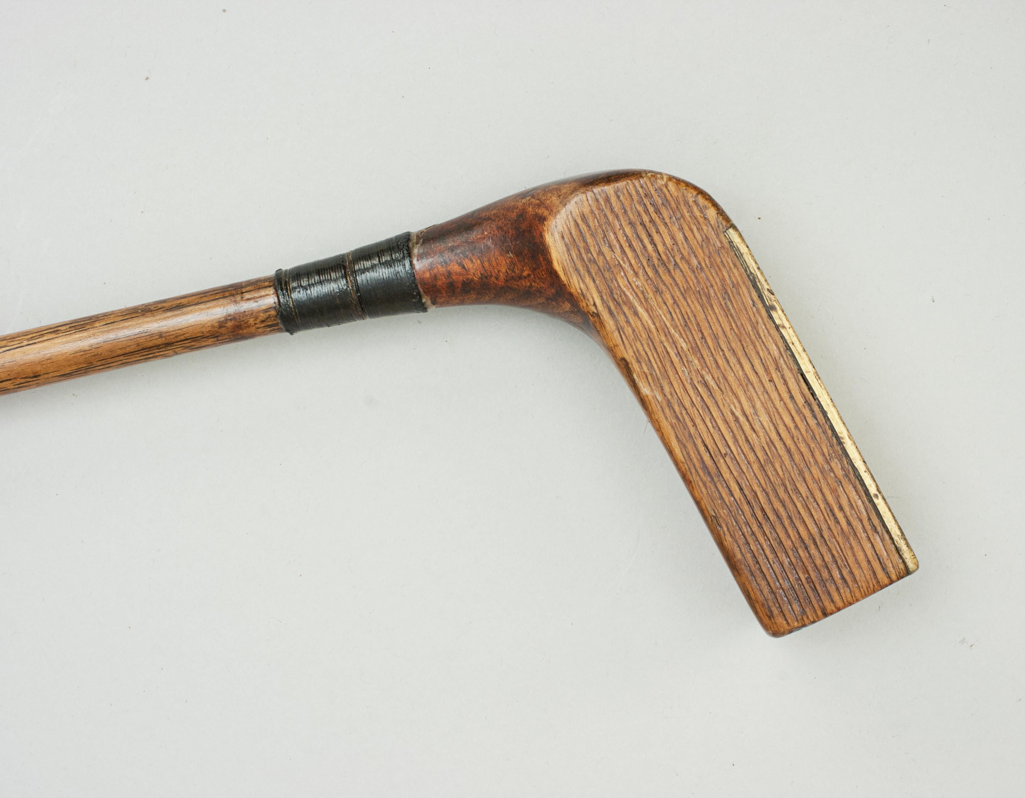 vintage wooden putter