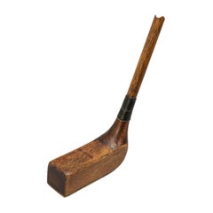 Vintage Golf Club:: Ungewöhnliche Form Putter:: Read Wood