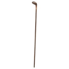 Antique Golf Club Walking Stick, Sunday Club