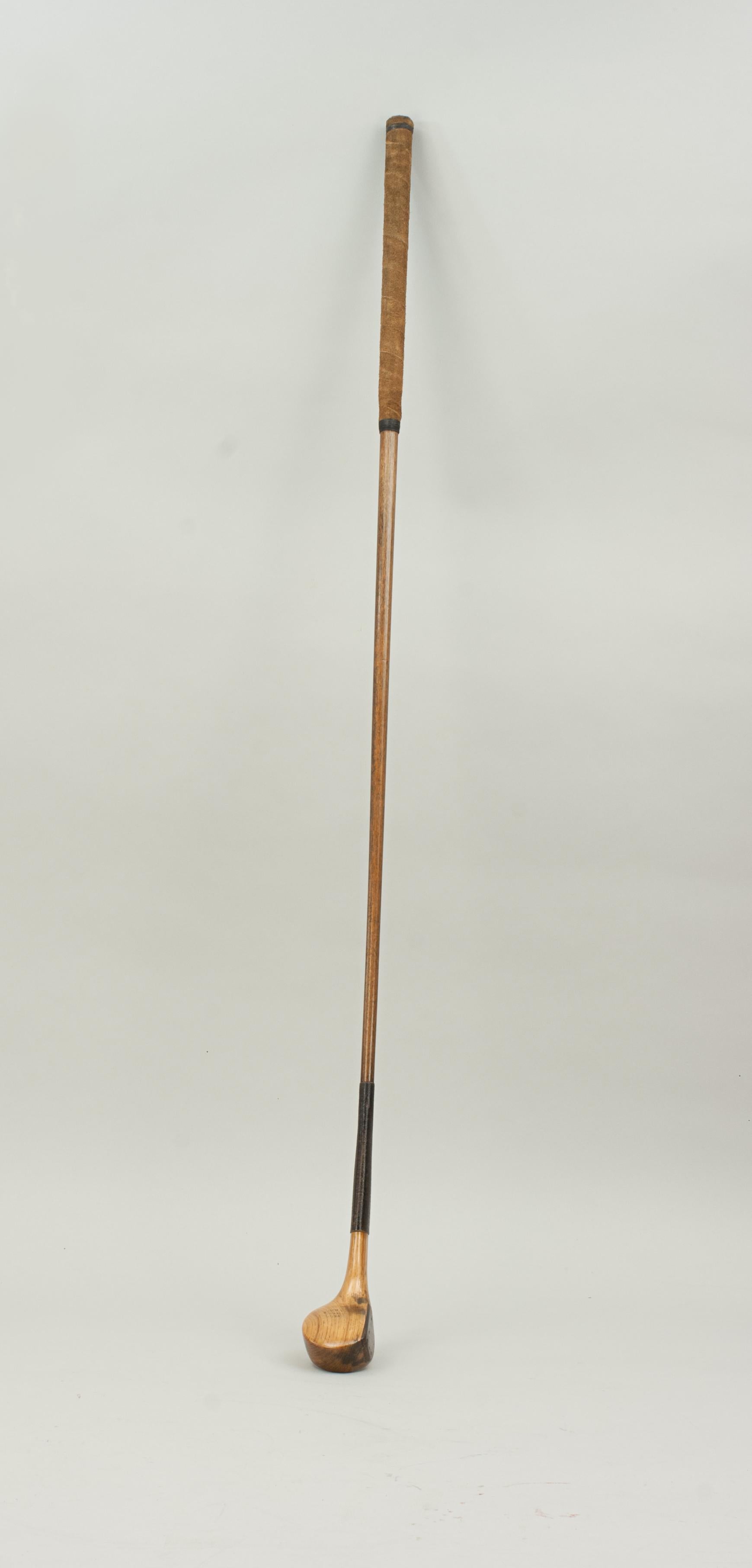 Hickory Vintage Golf Club, Willie Park, Musselburgh, Compressed Wood Driver