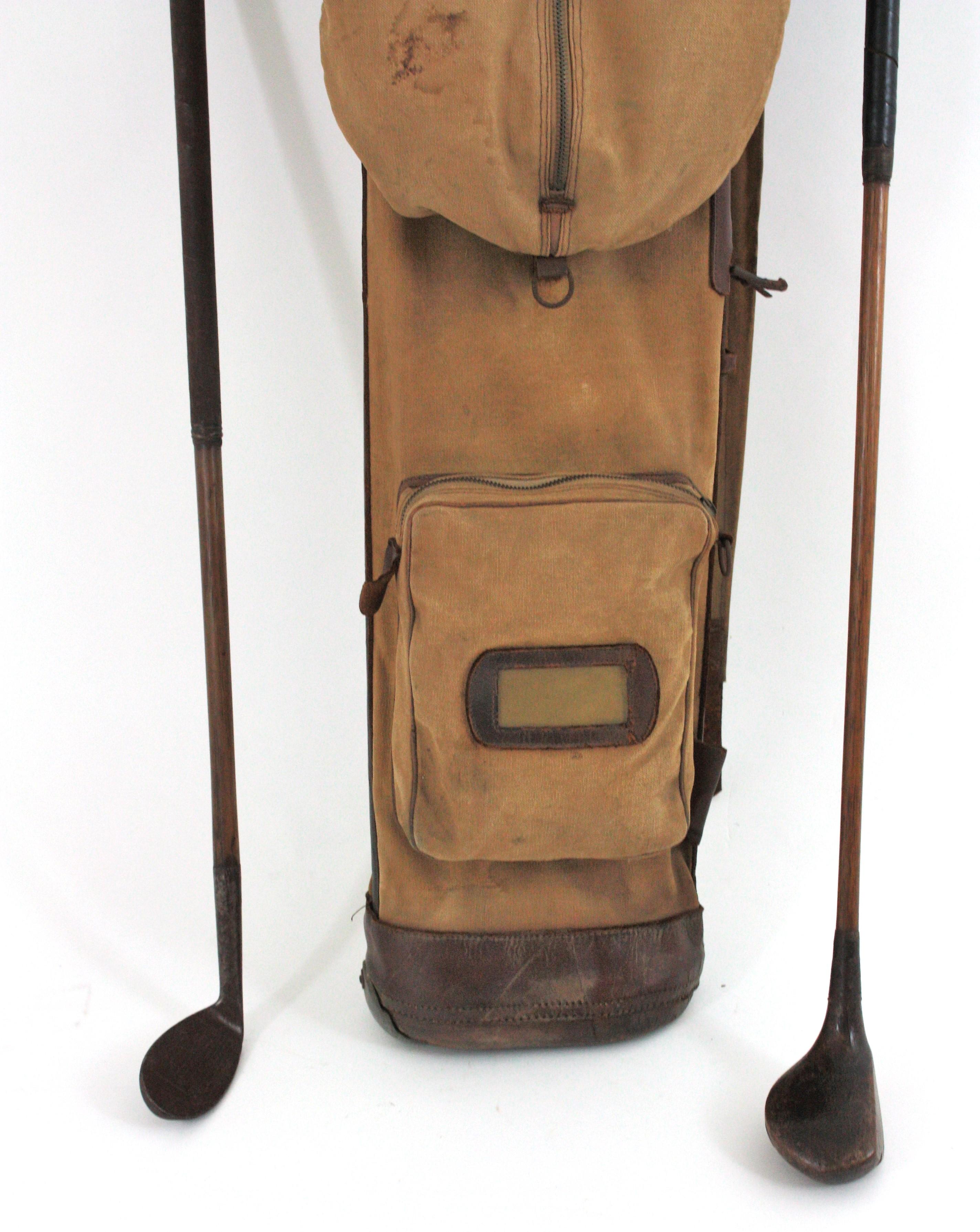 Vintage Golf Clubs with Bag For Sale 5