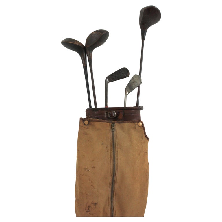 Mazze da golf vintage con sacca in vendita su 1stDibs Italia