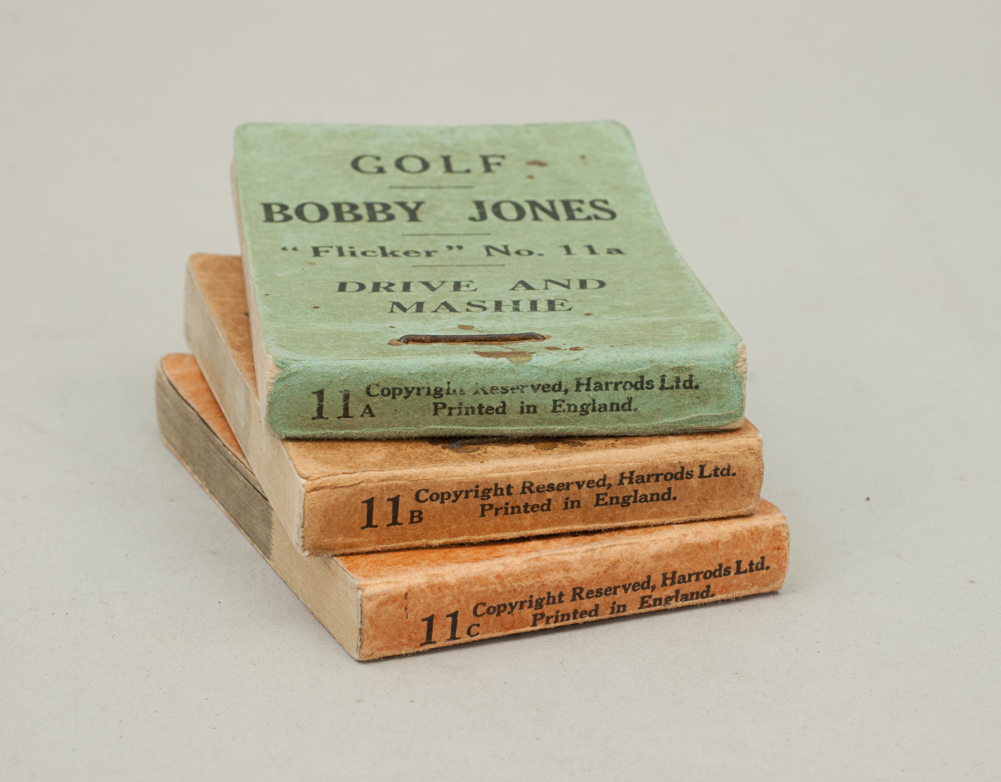 Vintage Golf Flicker Book, Bobby Jones, Brassie and Iron 2
