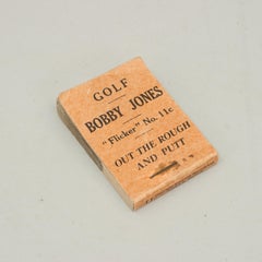 Vintage Golf Flicker Book, Bobby Jones, Out Of The Rough And Putt