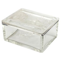 Antique Golf Glass Box With Golfer, by Heinrich Hoffmann