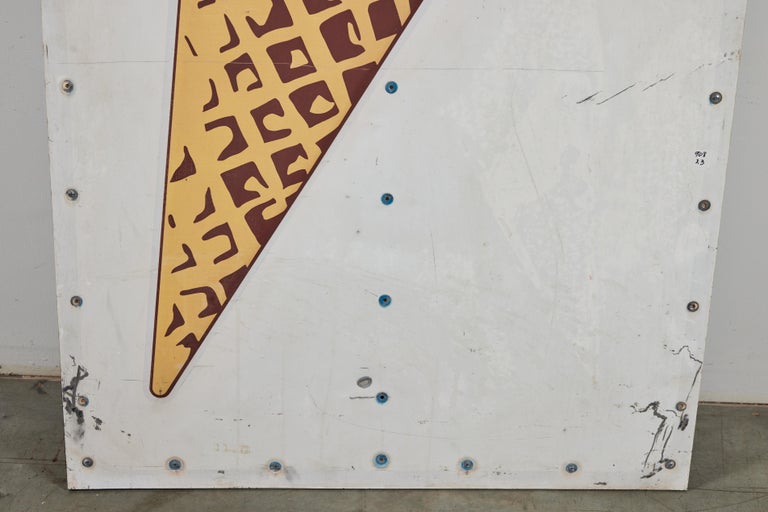 Vintage Good Humor Ice Cream Drumsticks Truck Side Sheet Metal Panel at