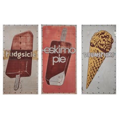 Vintage Good Humor Ice Cream Truck Side Sheet Metal Panel