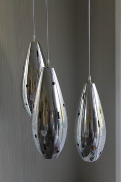 Vintage Googie Bullet Chandelier