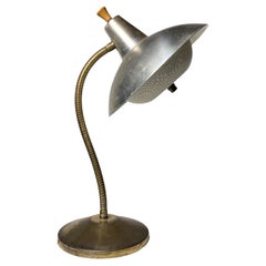 Retro Gooseneck Desk Lamp attributed to Lightolier