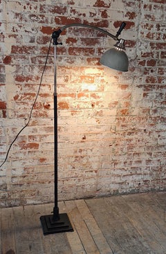 Vintage Gooseneck Medical Floor Lamp