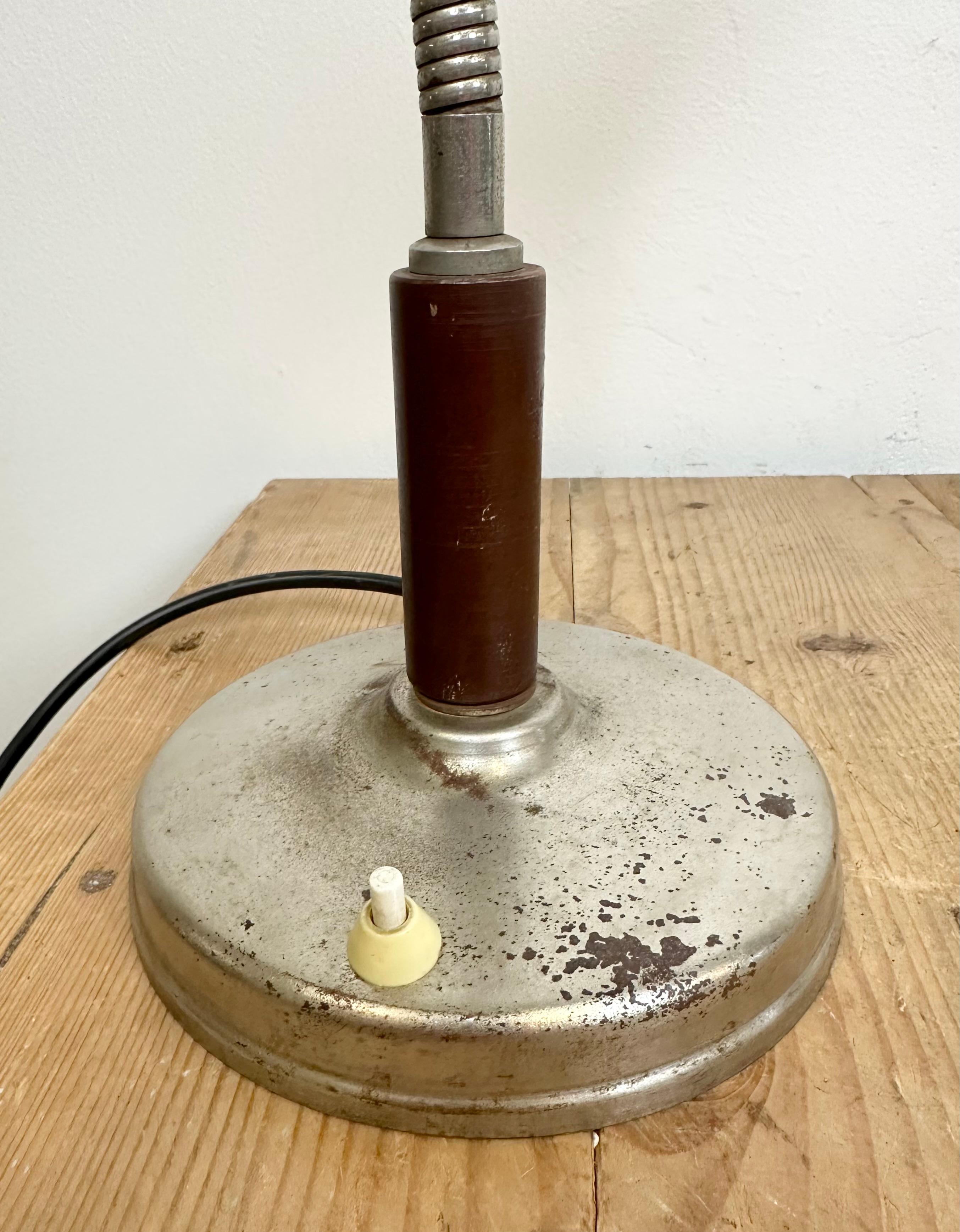 Vintage Gooseneck Table Lamp, 1950s For Sale 6