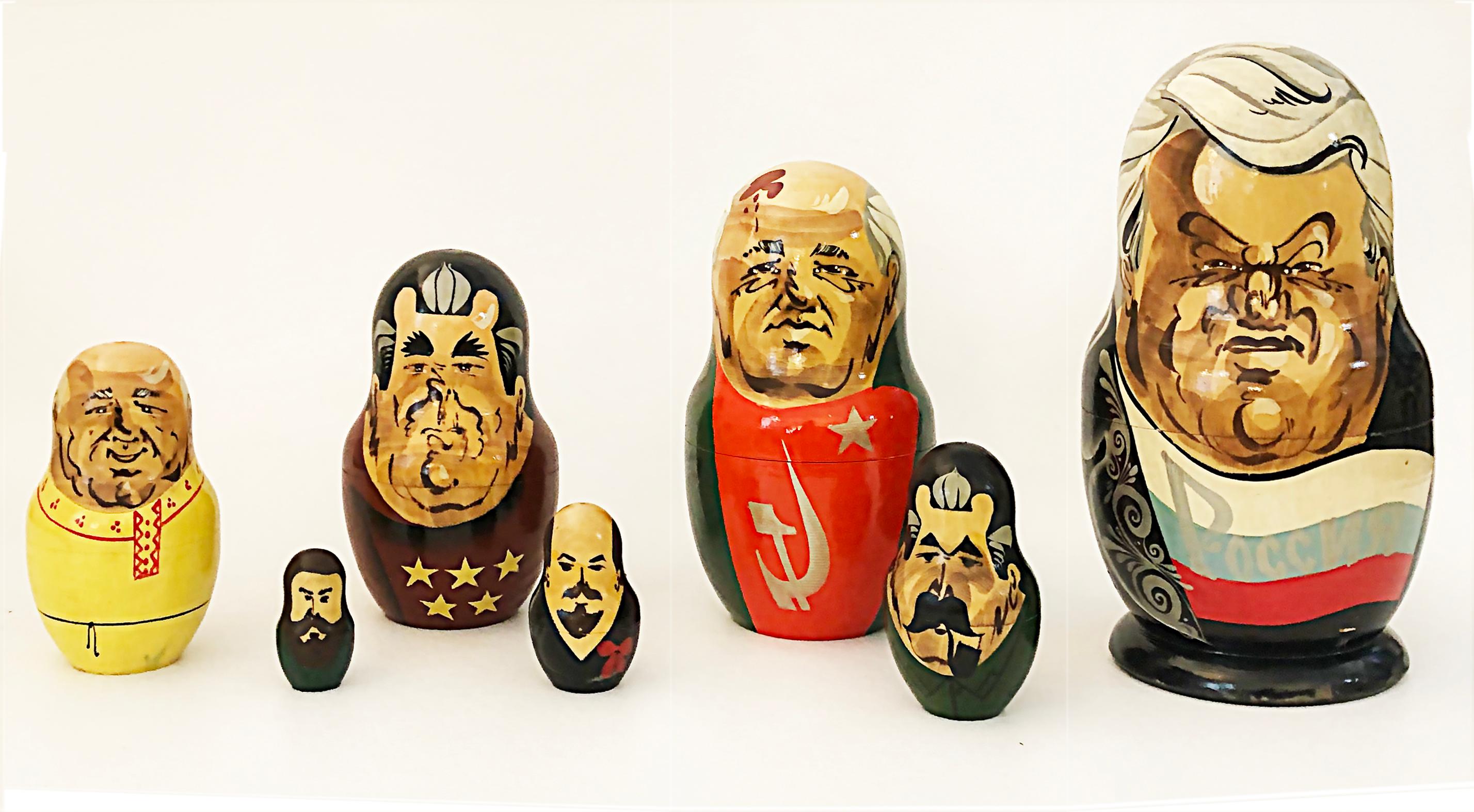 Gorbachev nesting dolls hotsell