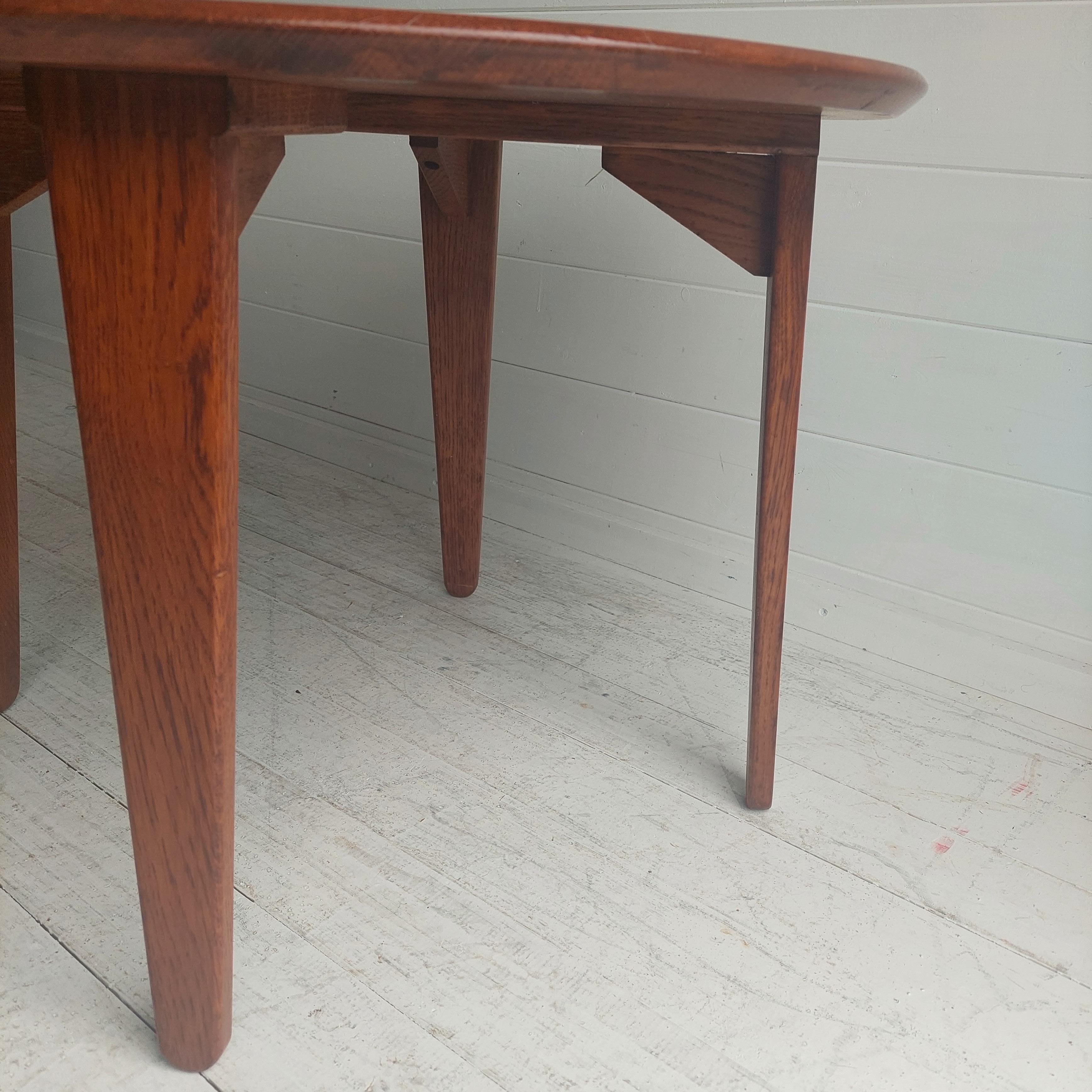 Vintage Gordon Russell Solid Oak Occasional Side table 40/50s 7
