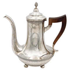 Vintage Gorham & Co Sterling Silver Manico in legno per tè/caffè NO MONO