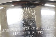 Vintage Gorham EP YC781 Silver Plated Atlantic City Racing Trophy Award Bowl