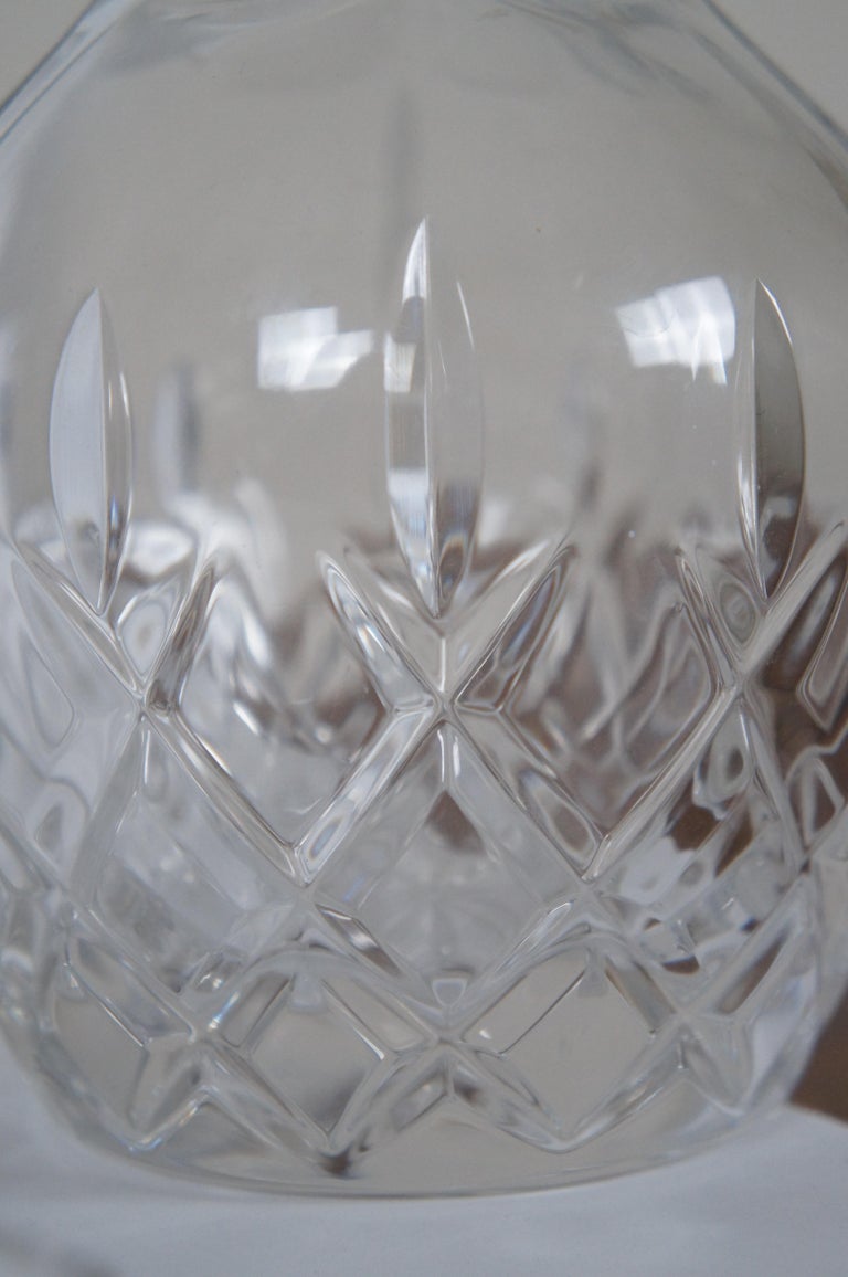 Vintage Gorham King Edward Cut Crystal Wine Decanter and Stopper