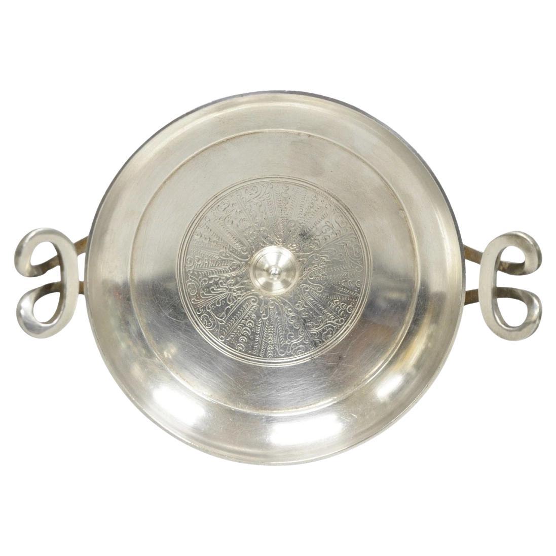 Vintage Gorham Metropolitan Museum of Art Silver Plated Greek Kylix Cup Bowl For Sale