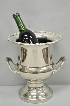 Vintage Gorham Silver Plated Brass Trophy Cup Urn Champagne Chiller Ice Bucket