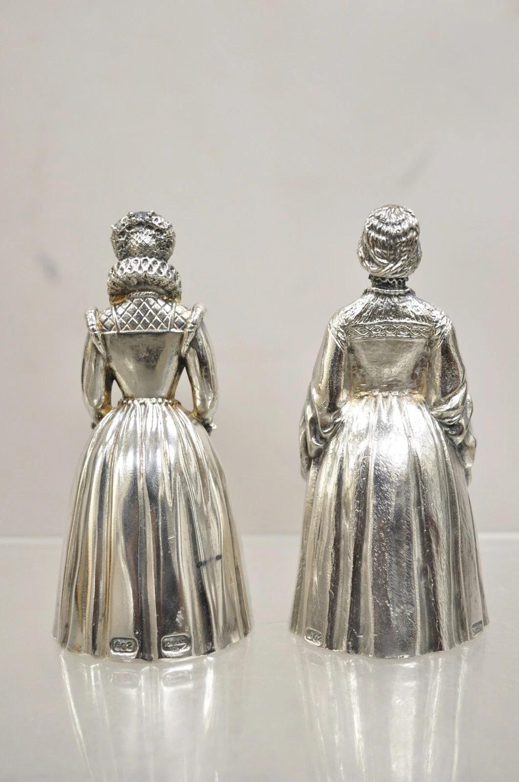 Vintage Gorham Silver Plated Bronze Bells Women Who Changed History - Set of 6 For Sale 5