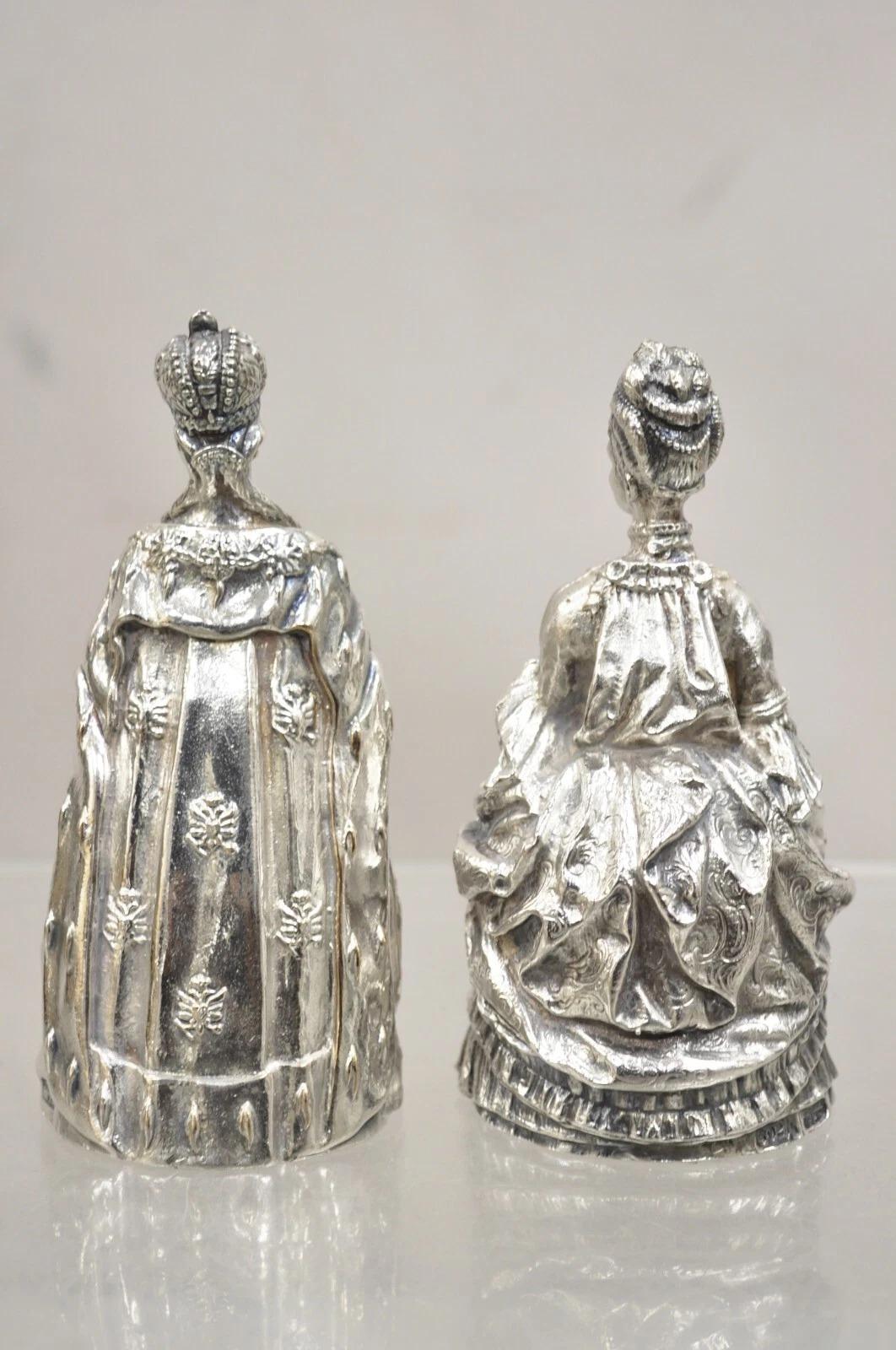 Vintage Gorham Silver Plated Bronze Bells Women Who Changed History - Set of 6 For Sale 6