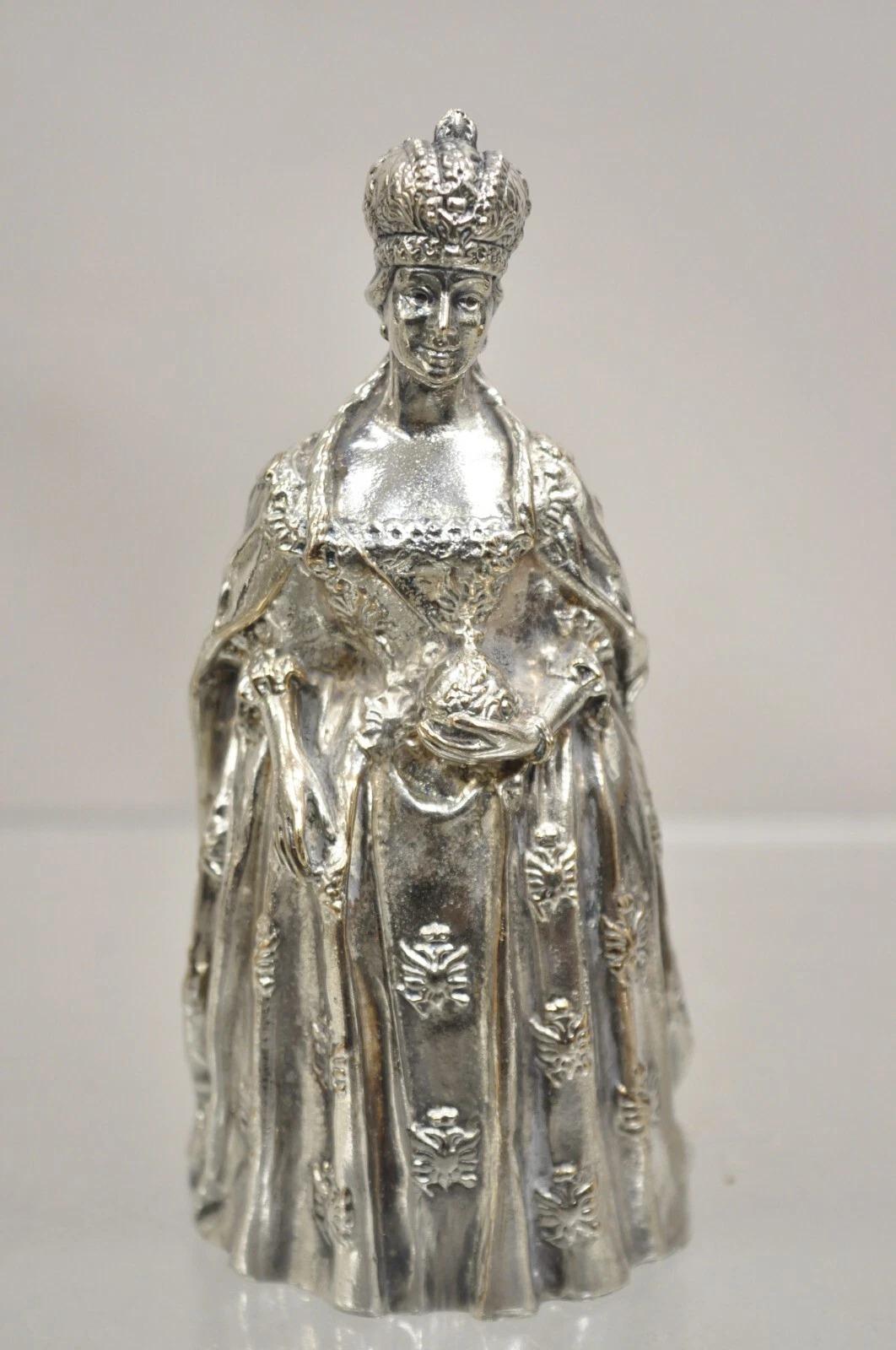 Vintage Gorham Silver Plated Bronze Bells Women Who Changed History - Set of 6 For Sale 1