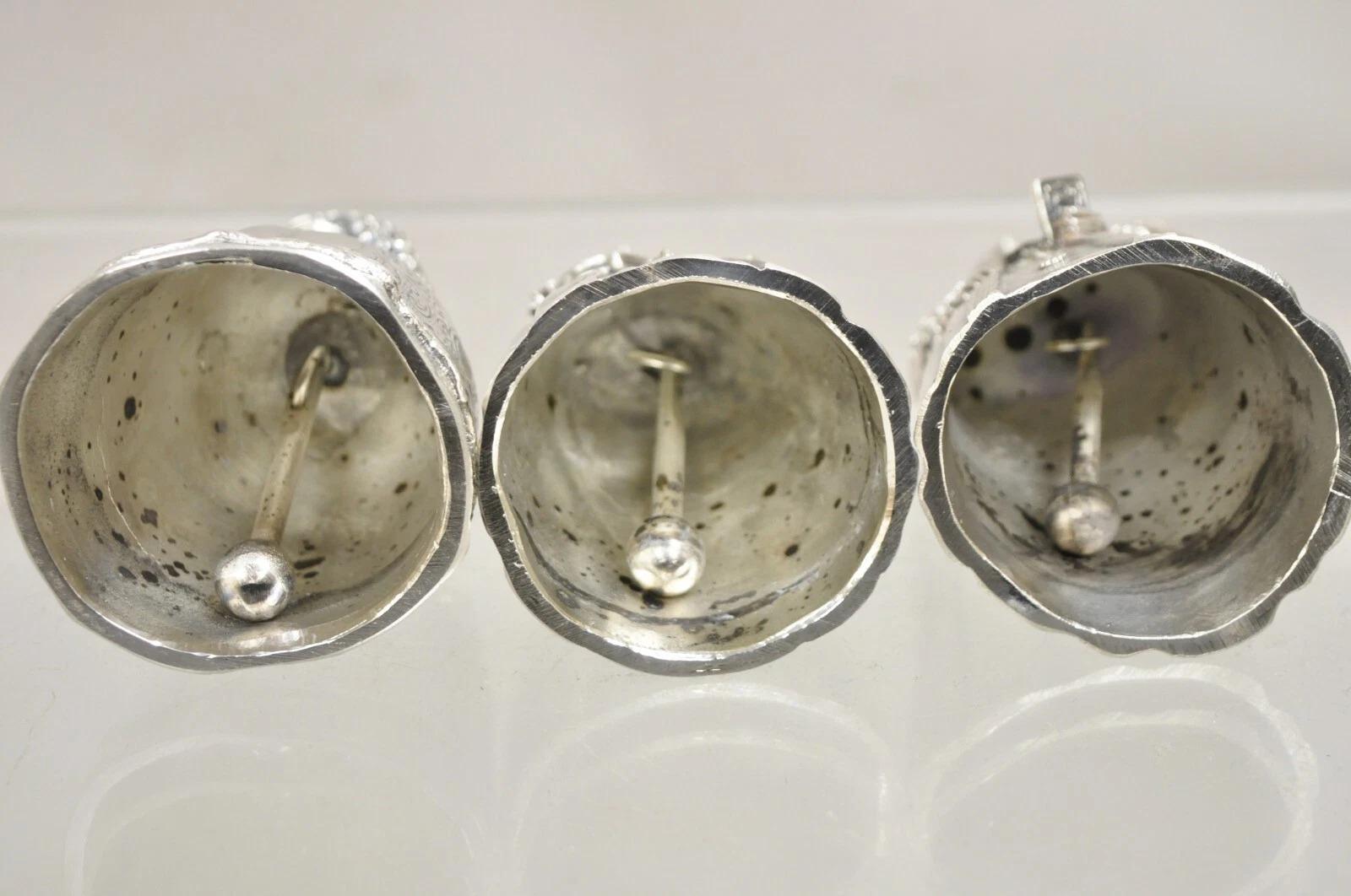 Vintage Gorham Silver Plated Bronze Bells Women Who Changed History - Set of 6 For Sale 3