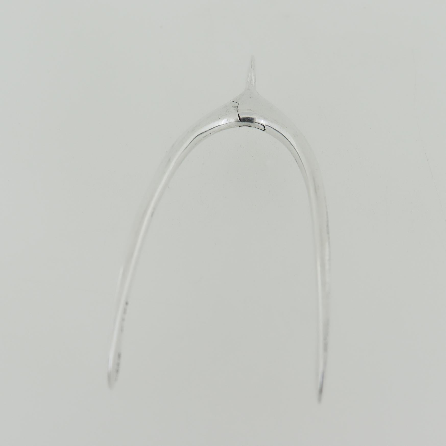 Vintage Gorham Sterling Silver Figural Wishbone Sugar Tongs For Sale 6