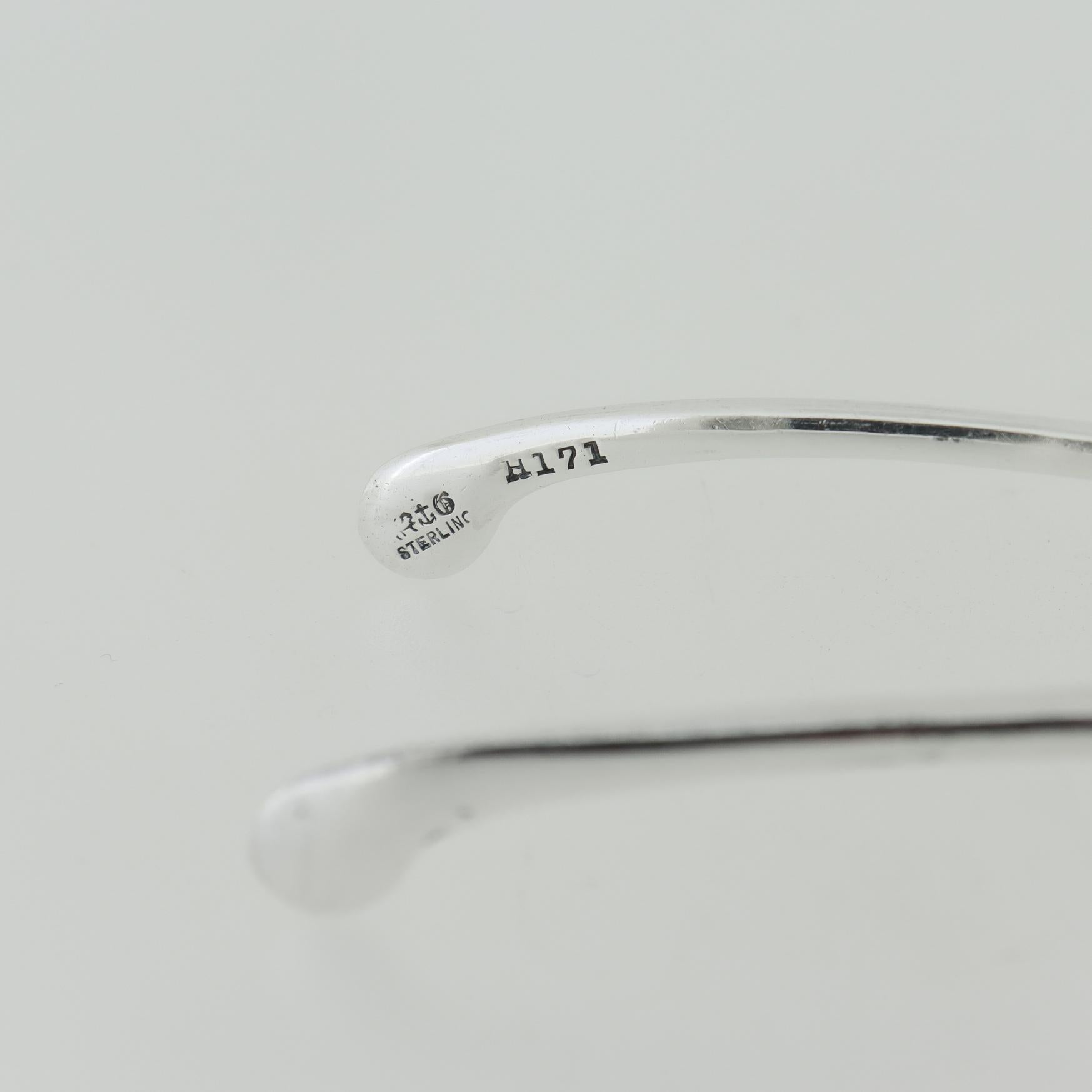 Vintage Gorham Sterling Silver Figural Wishbone Sugar Tongs For Sale 1