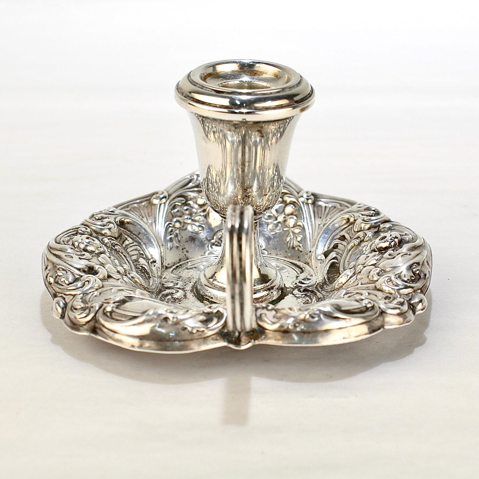 gorham sterling candle holders