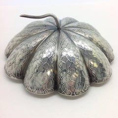 Vintage Gorham Sterling Silver Jam/Jelly Jar Lid 77 Pumpkin