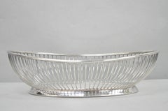 Vintage Gorham YC743 English Victorian Silver Plated Wire 11" Bread Fruit Basket