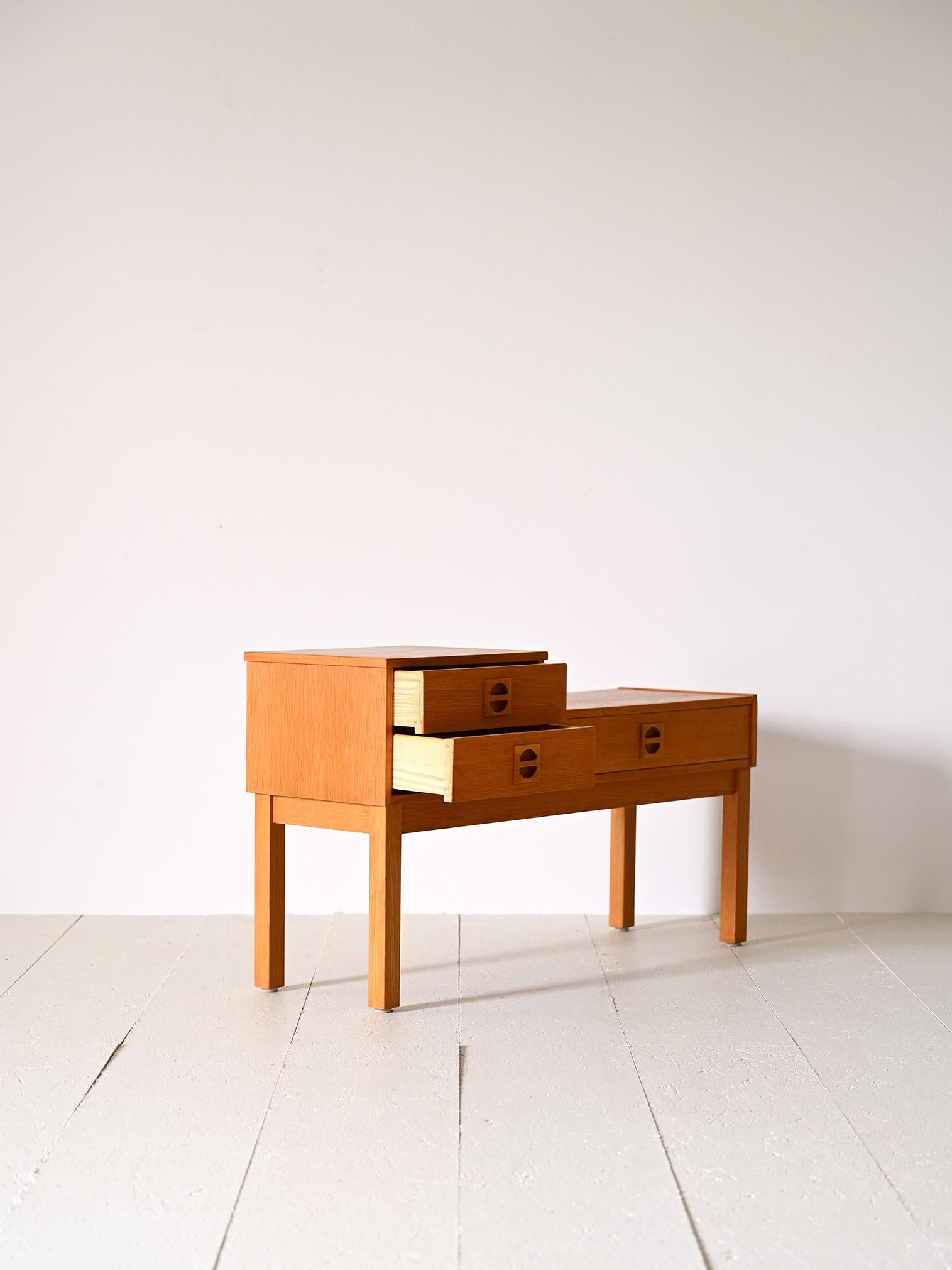 Scandinavian Modern Vintage 'Gossip Chair' Bench