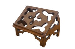 Vintage Gothic Mahogany Pommy Cross Bible Book Music Stand Lectern Podium 14"