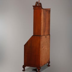 Vintage Governor Winthrop Mahogany Secretary by Maddock Colonial, circa 1930