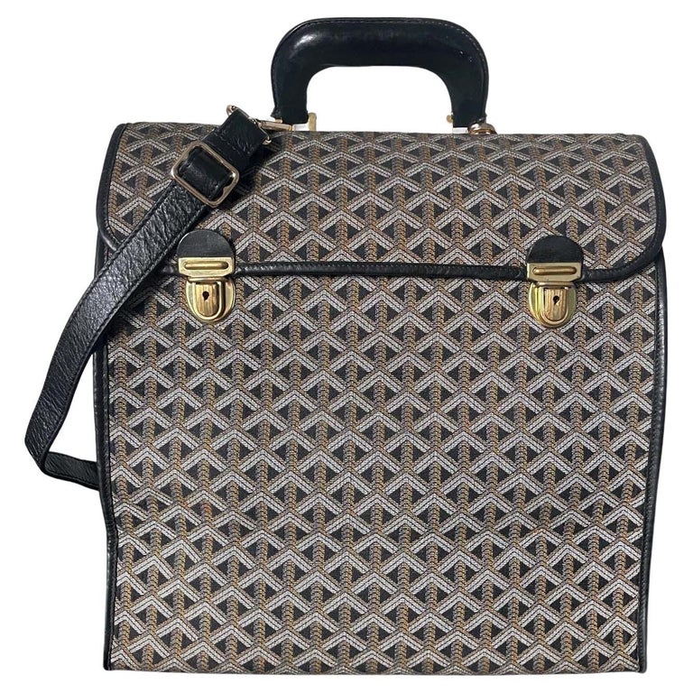 Goyard Limited Edition Small Gray Croisiere Bag with Crossbody