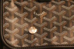 Vintage Goyard Foldable Steamer Bag in Chevron Canvas, Goyard Backpack Bag
