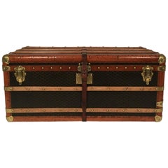 Antique Goyard Steamer Trunk from the Princely House of Thurn and Taxis, France 1910s