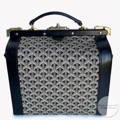 Vintage Goyard Train Case Vanity Gladstone Bag Travel Carry On 1950s Rare