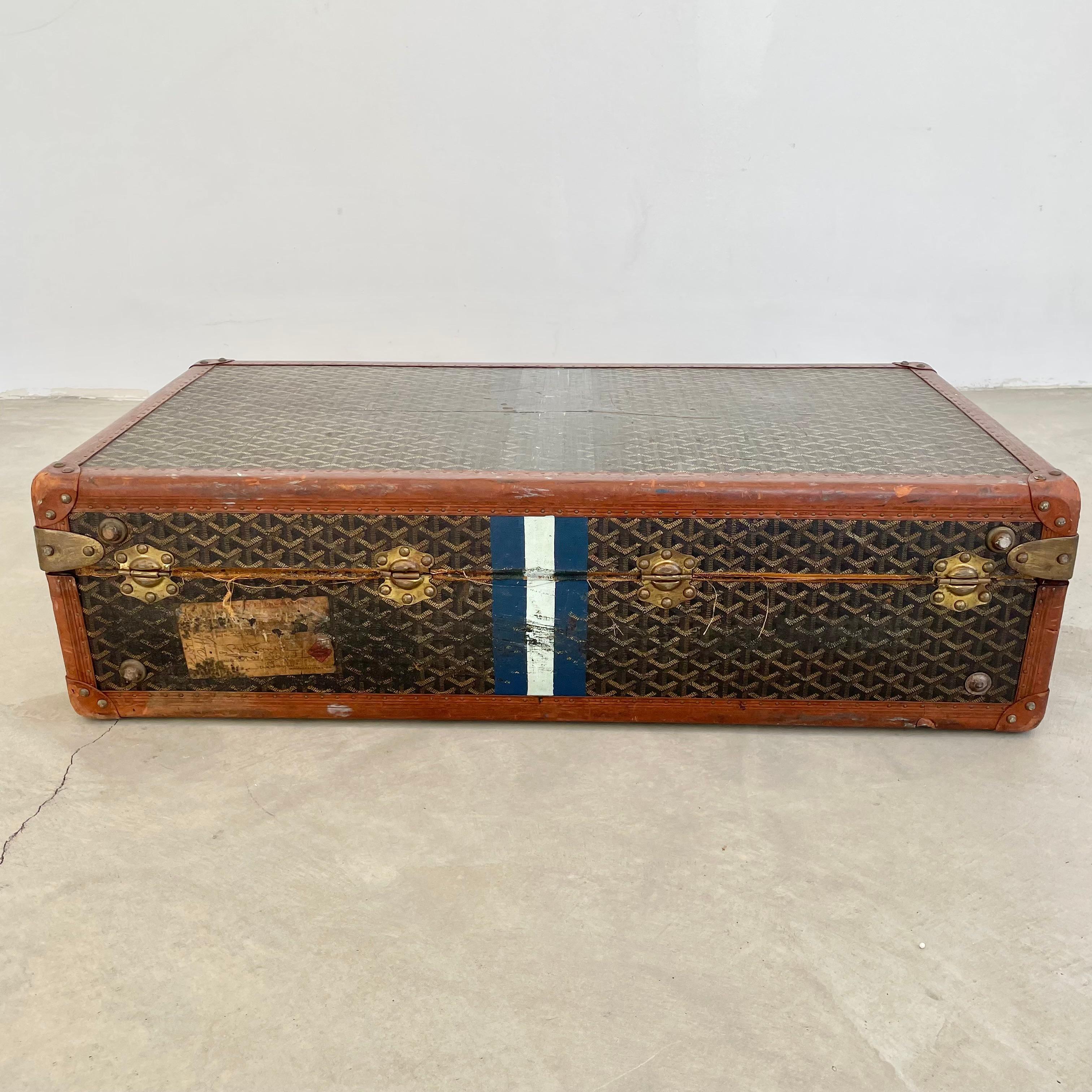 Vintage Goyard Trunk For Sale 6