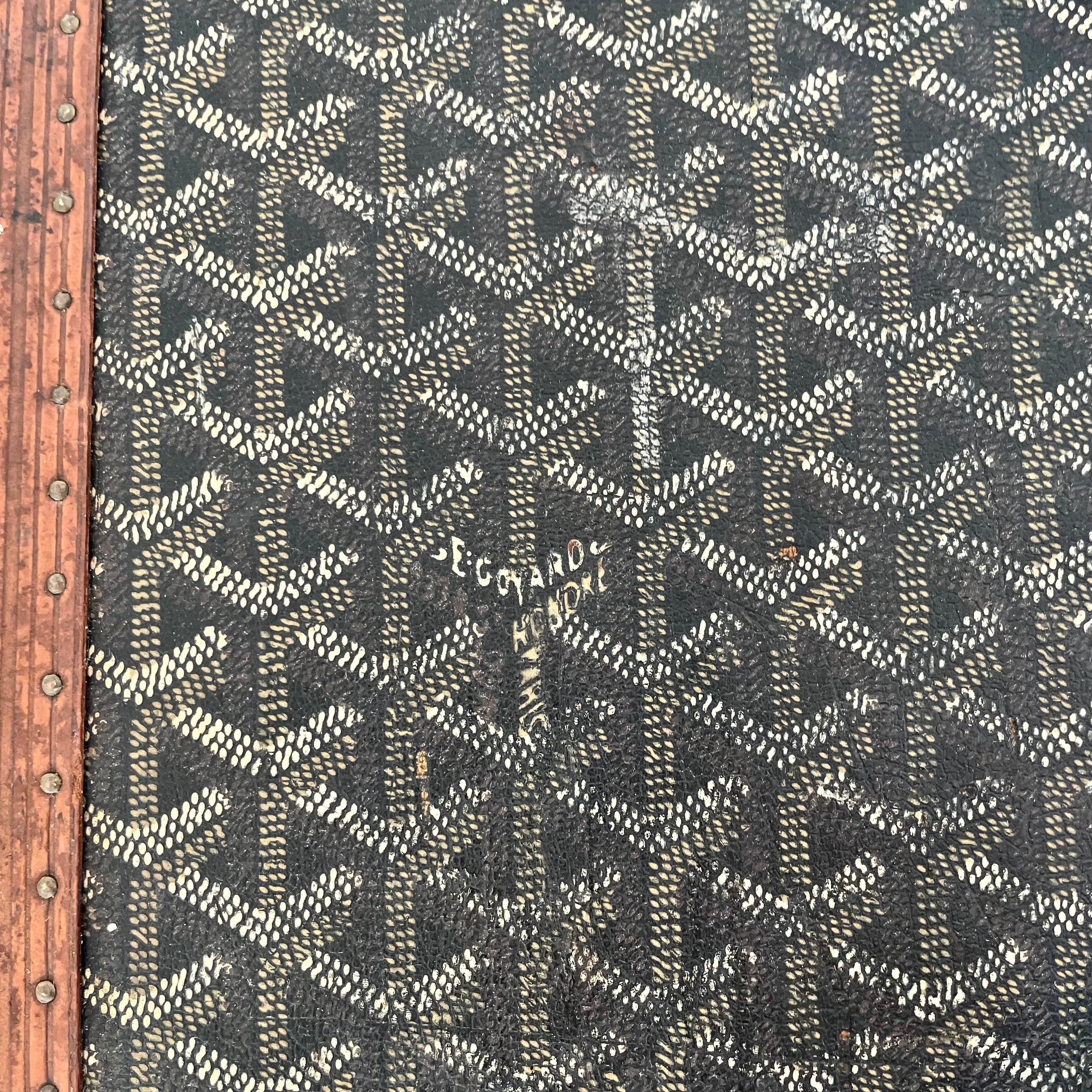 Vintage Goyard Trunk For Sale 8