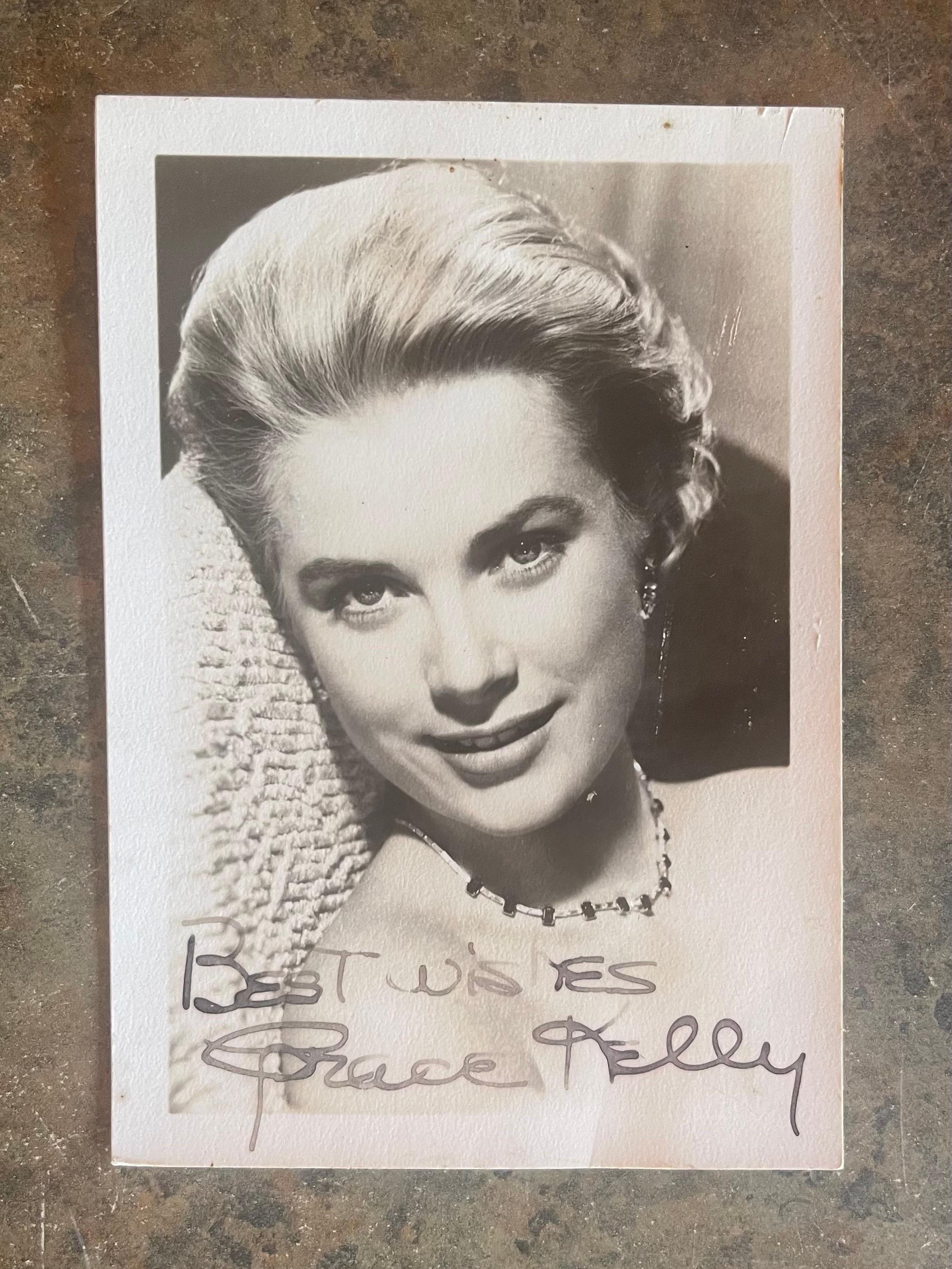 Vintage Grace Kelly Signed Photograph 1