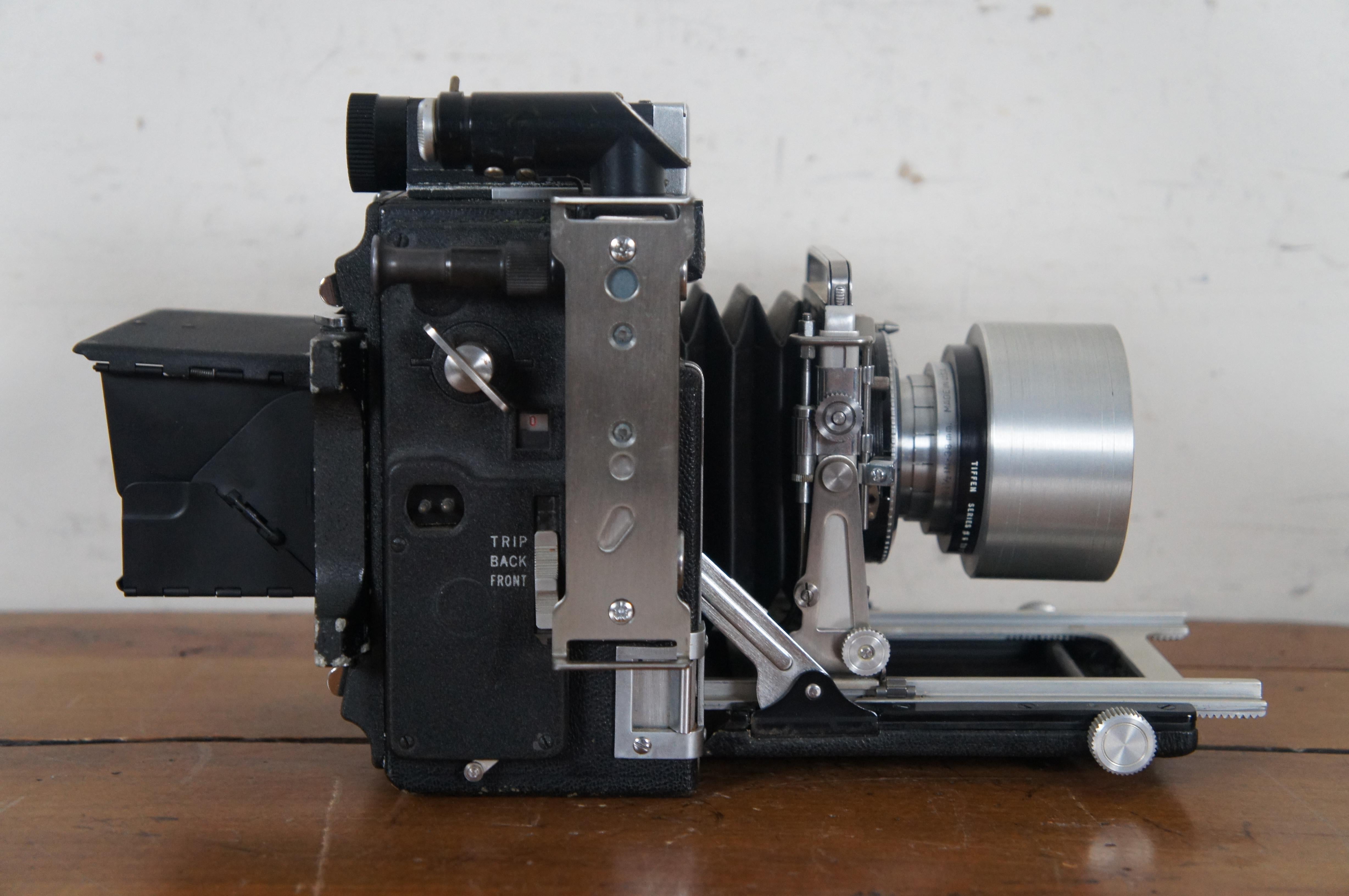 Metal Vintage Graflex Speed Graphic Kodak Ektar Camera Len & Case 105mm f/3.7