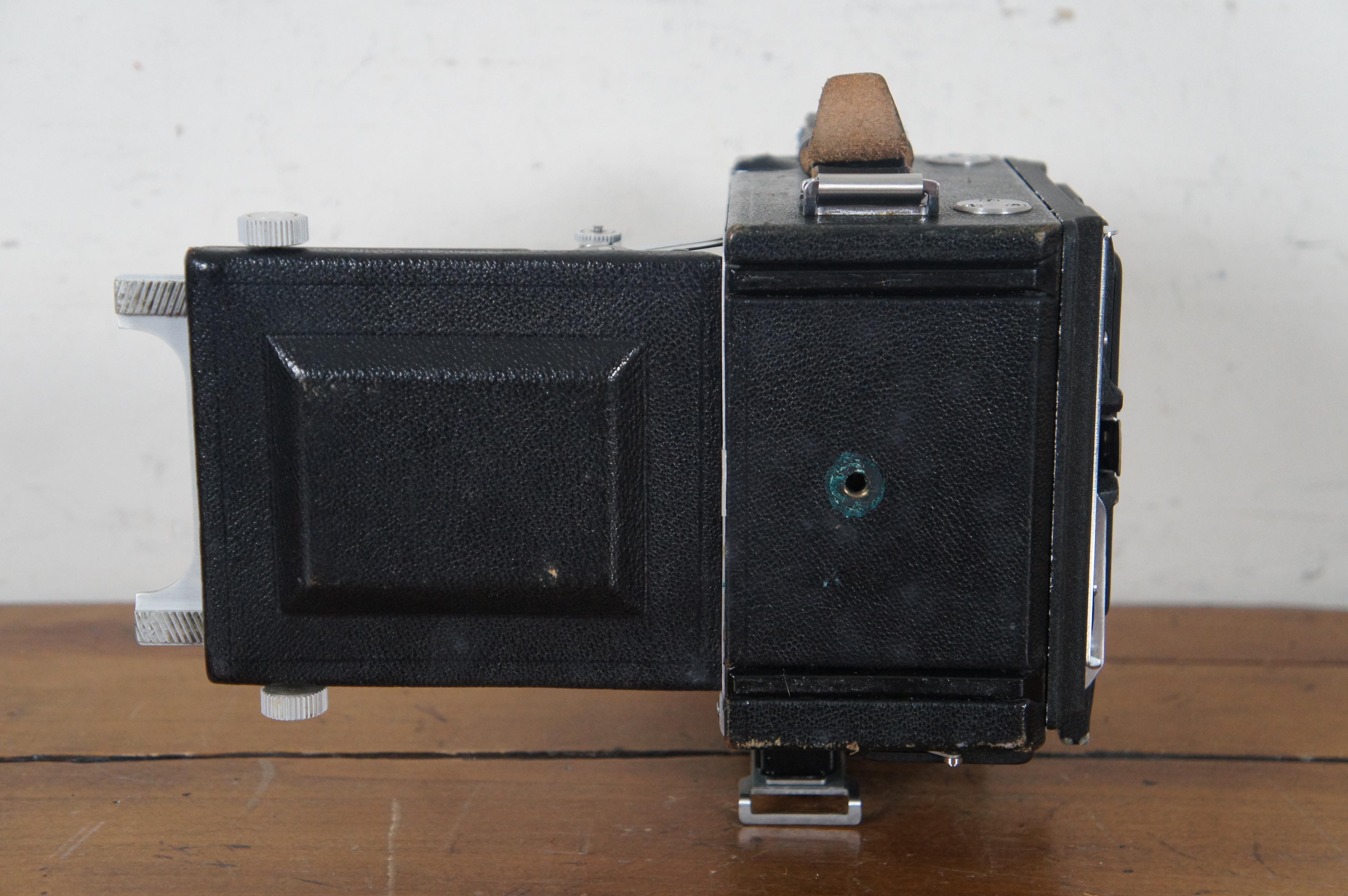 Vintage Graflex Speed Graphic Kodak Ektar Camera Len & Case 105mm f/3.7 1