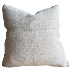 Almohada Vintage de Tela de Grano con Puntada de Costura Original Incluye Inserto de Plumón