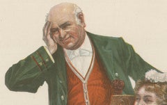 Vintage Gramophone and Listener – “Das Neueste Couplet” by E. Cucuel, c. 1900