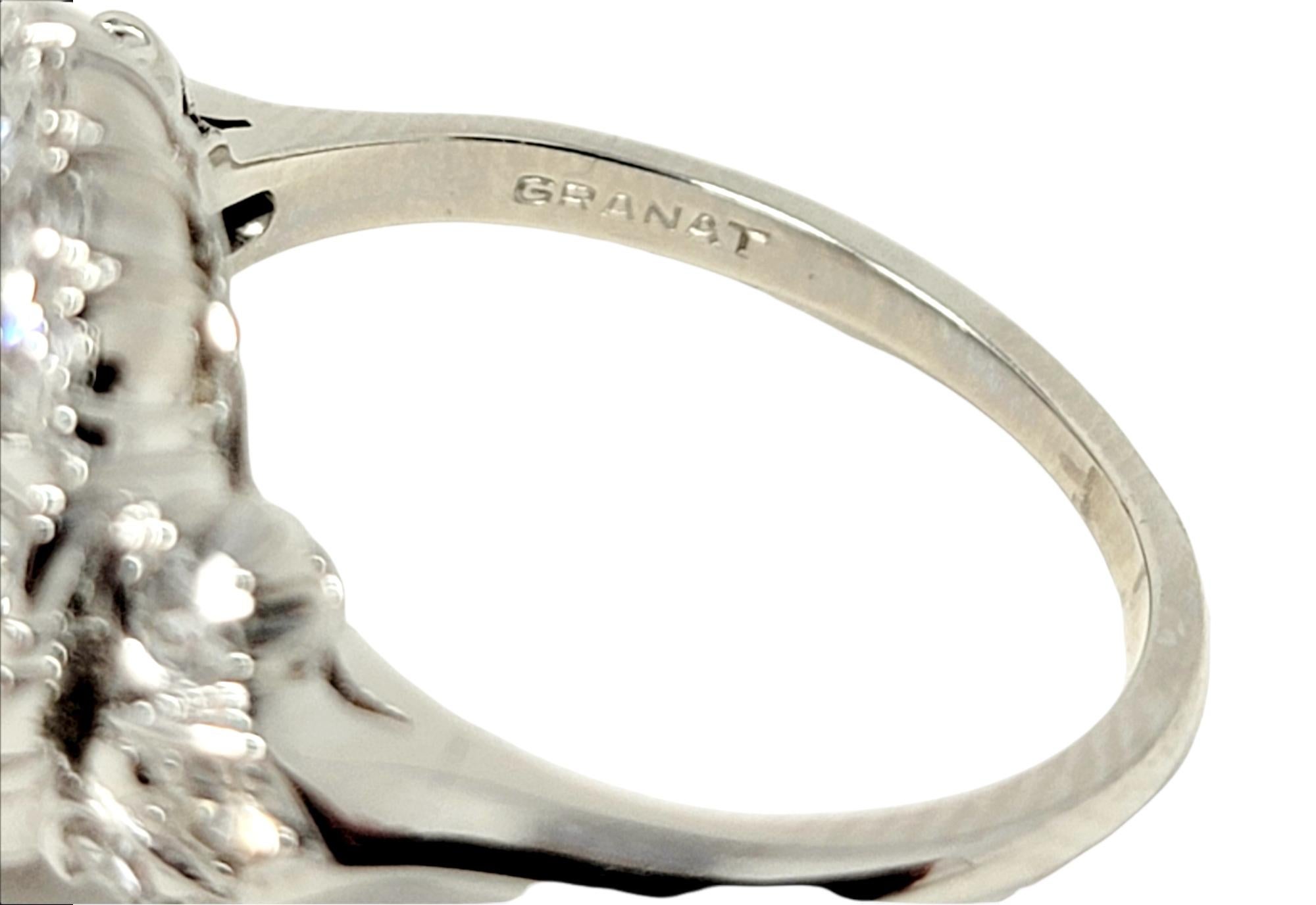 Vintage Granat Brothers Old European Cut Diamond and Platinum Engagement Ring For Sale 1