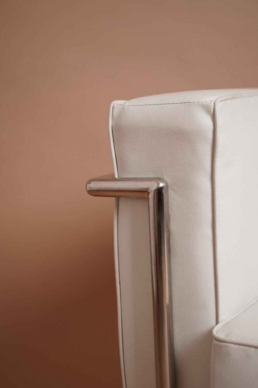 Vintage Grand Confort Le Corbusier LC2 Longue Chair 1970s For Sale 1