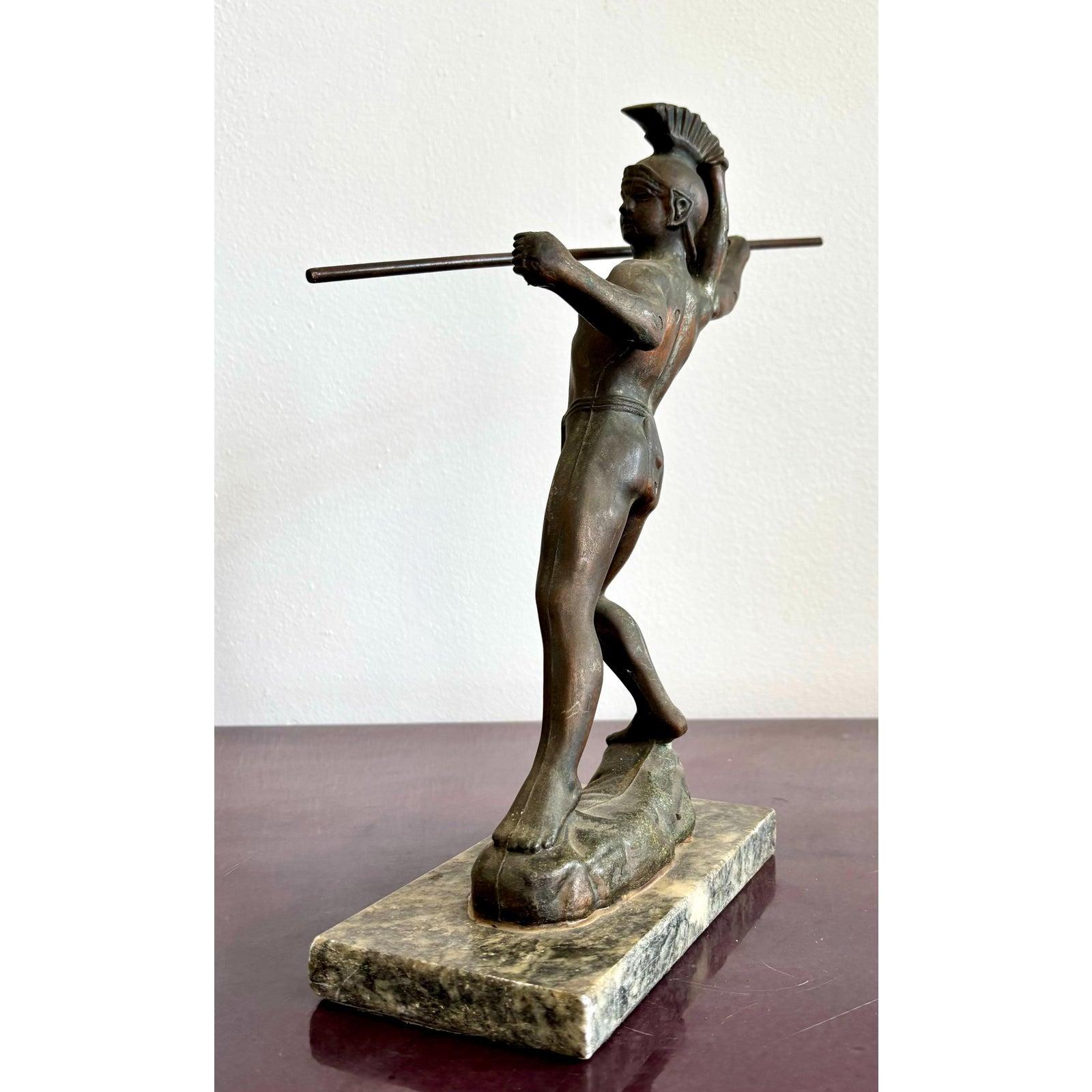 XX secolo Statua di bronzo del gladiatore del Grand Tour d'epoca in vendita