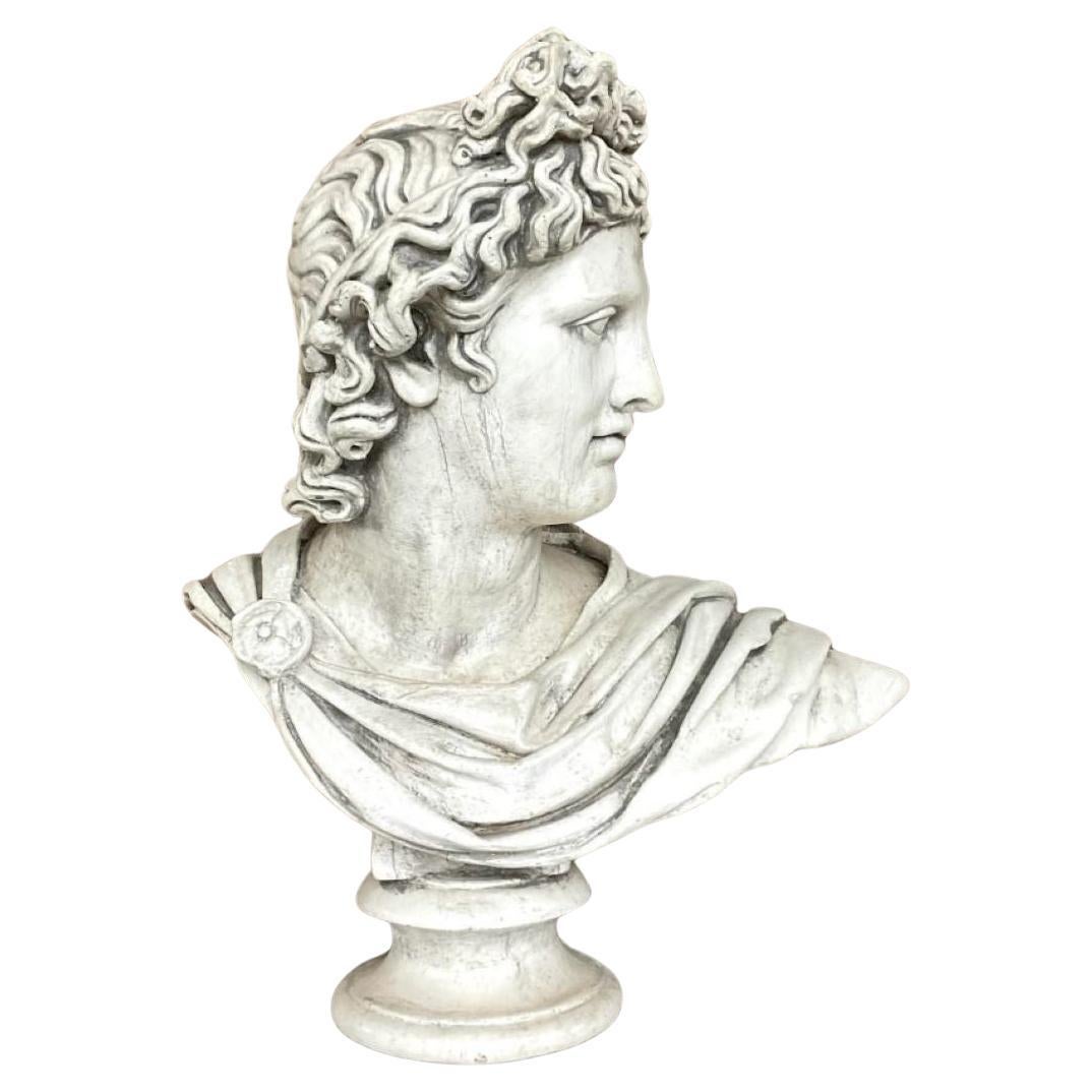 Vintage Grand Tour Marble Composite Bust of Man For Sale