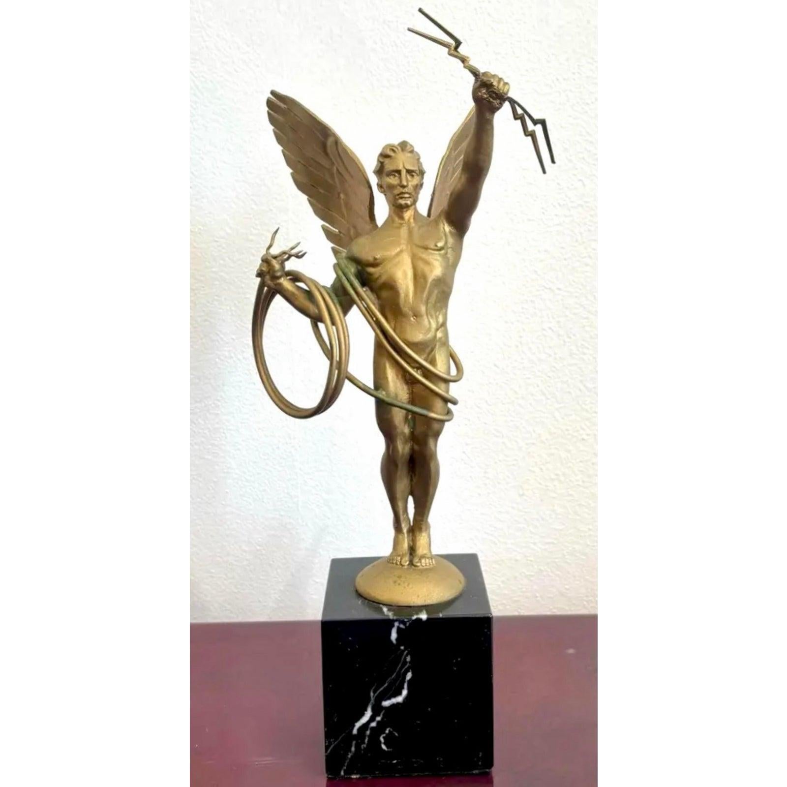 Americano Figura greca in tecnica mista vintage Grand Tour in vendita